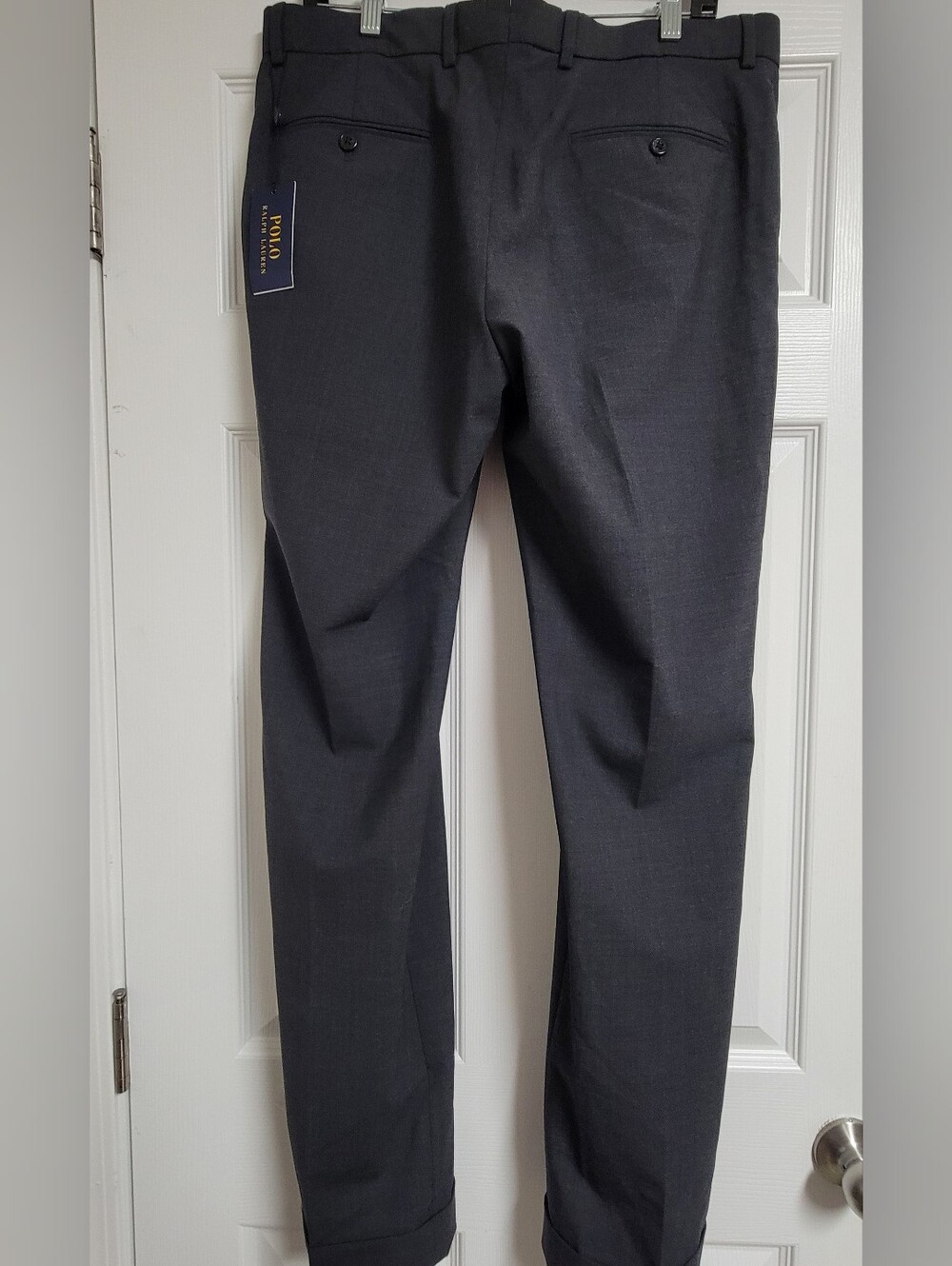 Polo  Ralph Lauren NWT Men’s Charcoal Dress Pants Size 34X33.